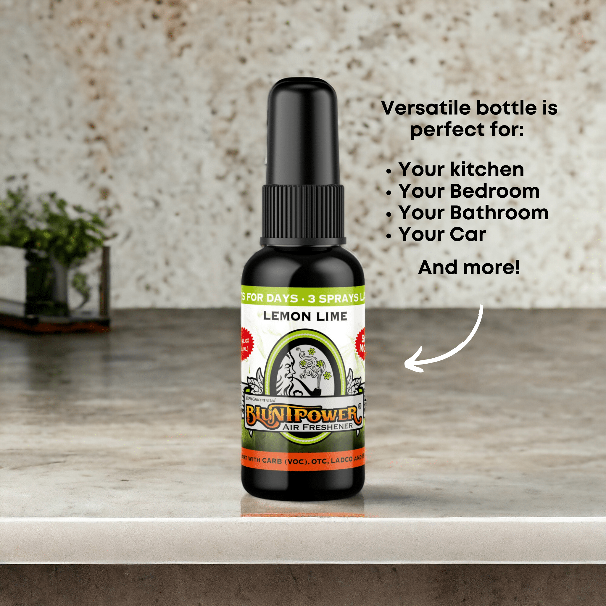 Lemon Lime Air Freshener Spray - BluntPower Air Freshener
