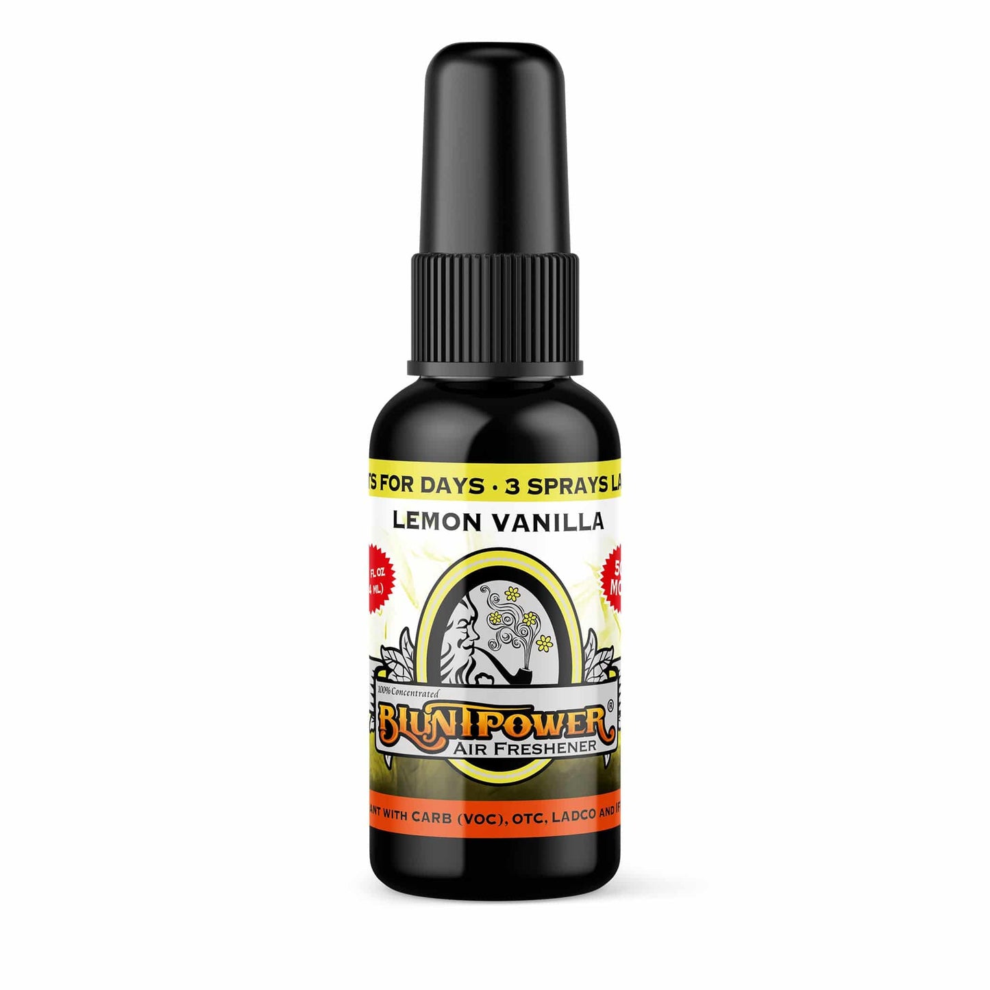 Lemon Vanilla Air Freshener Spray - BluntPower Air Freshener