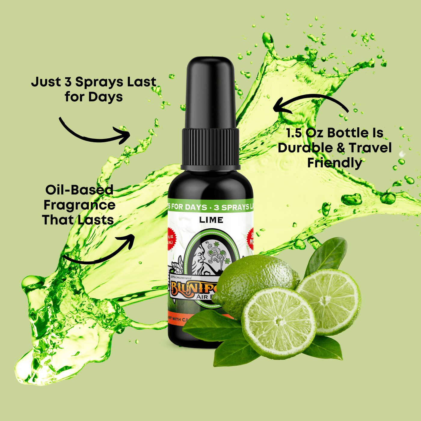 Lime Air Freshener Spray - BluntPower Air Freshener