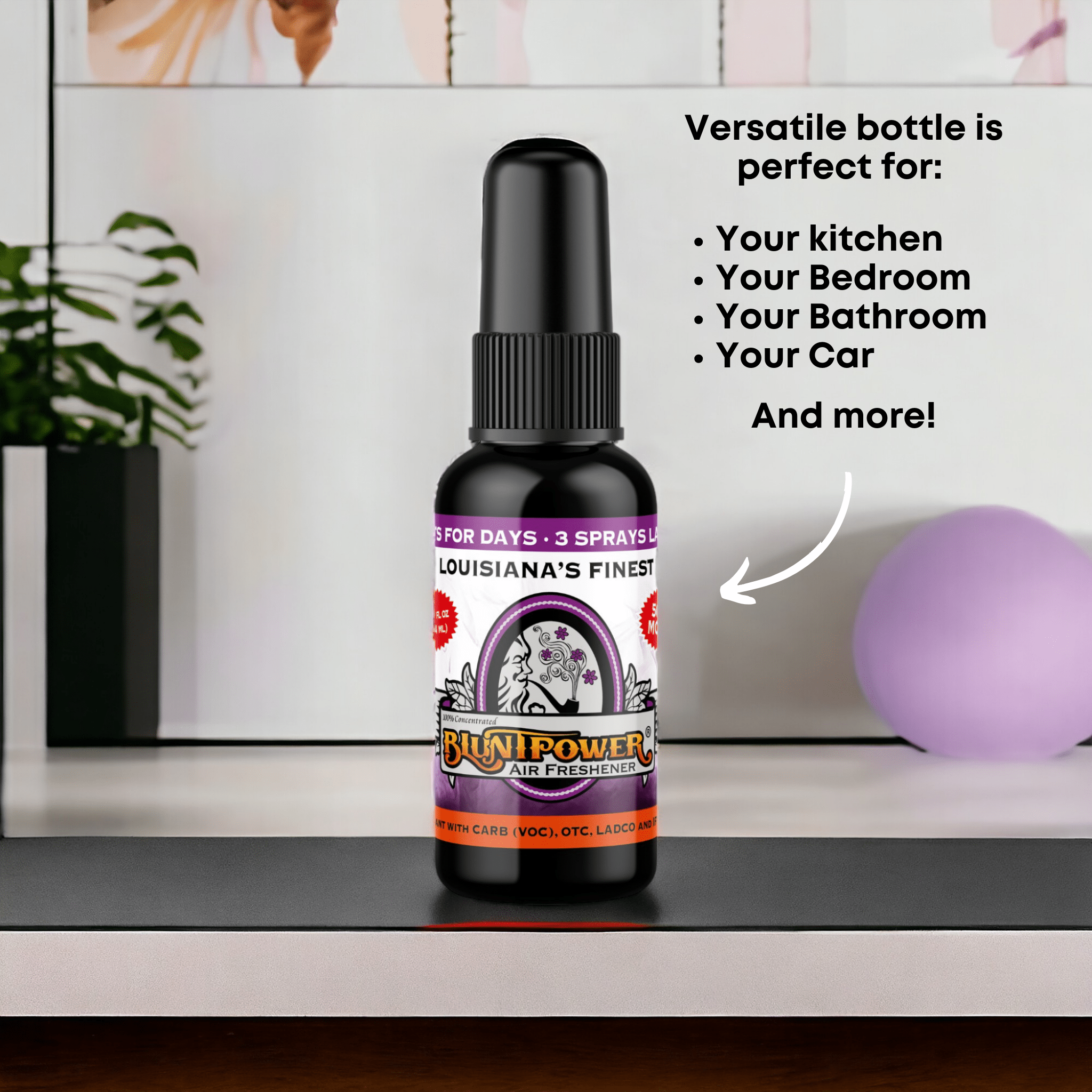 Louisiana Finest Air Freshener Spray - BluntPower Air Freshener