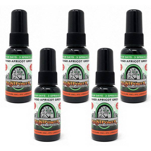 Mango Apricot Green Air Freshener Bundle (5 Pack) - BluntPower Air Freshener