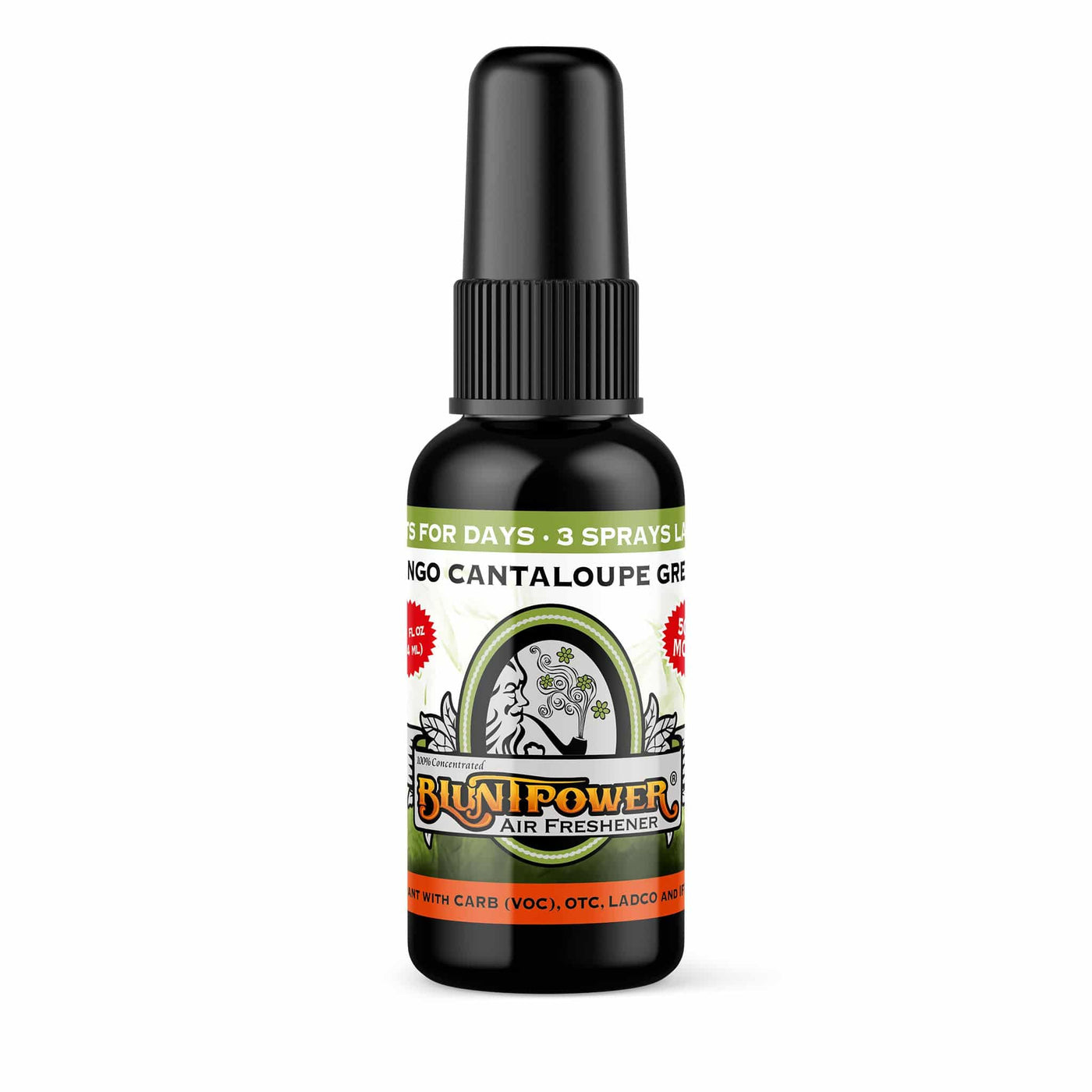 Mango Cantaloupe Green Air Freshener Spray - BluntPower Air Freshener