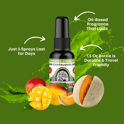 Mango Cantaloupe Green Air Freshener Spray - BluntPower Air Freshener