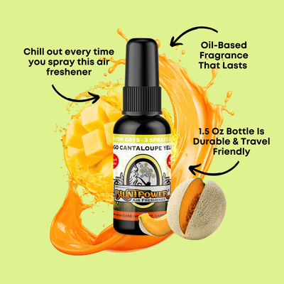 Mango Cantaloupe Yellow Air Freshener Spray - BluntPower Air Freshener