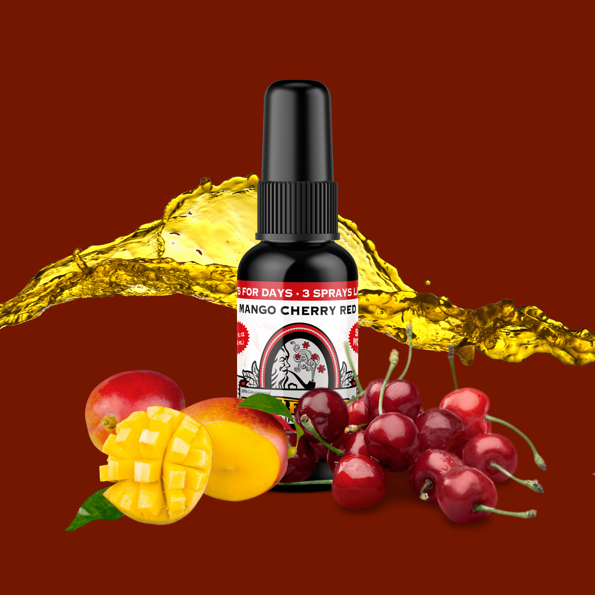 Mango Cherry Red Air Freshener Spray - BluntPower Air Freshener