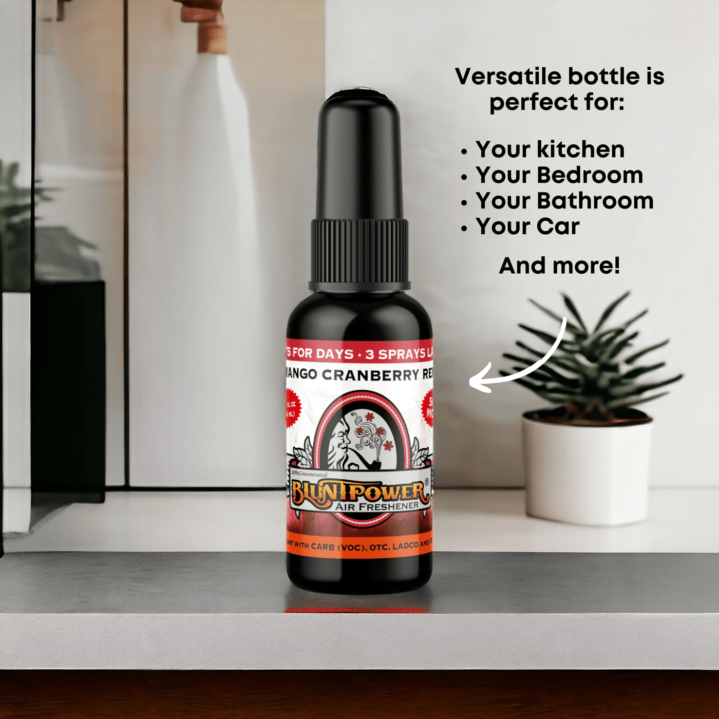 Mango Cranberry Red Air Freshener Spray - BluntPower Air Freshener