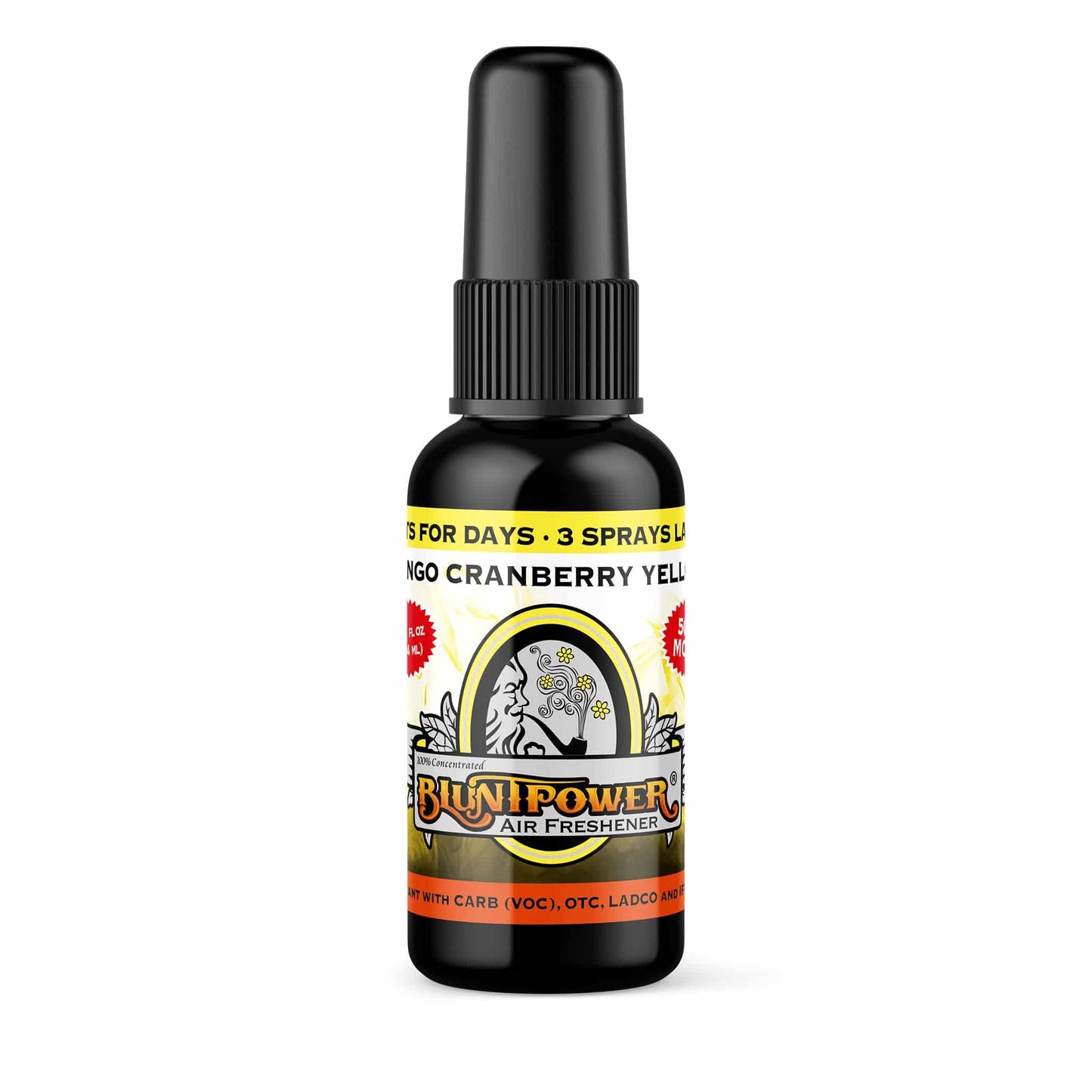 Mango Cranberry Yellow Air Freshener Spray - BluntPower Air Freshener