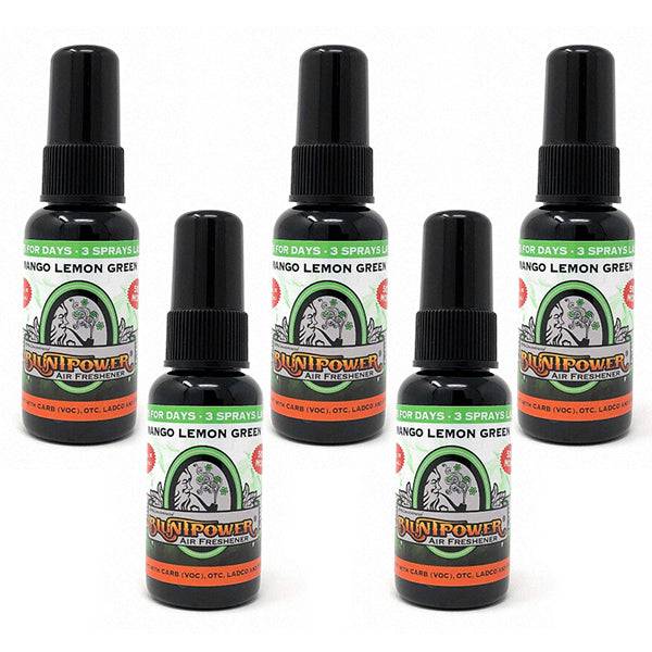Mango Lemon Green Air Freshener Bundle (5 Pack) - BluntPower Air Freshener