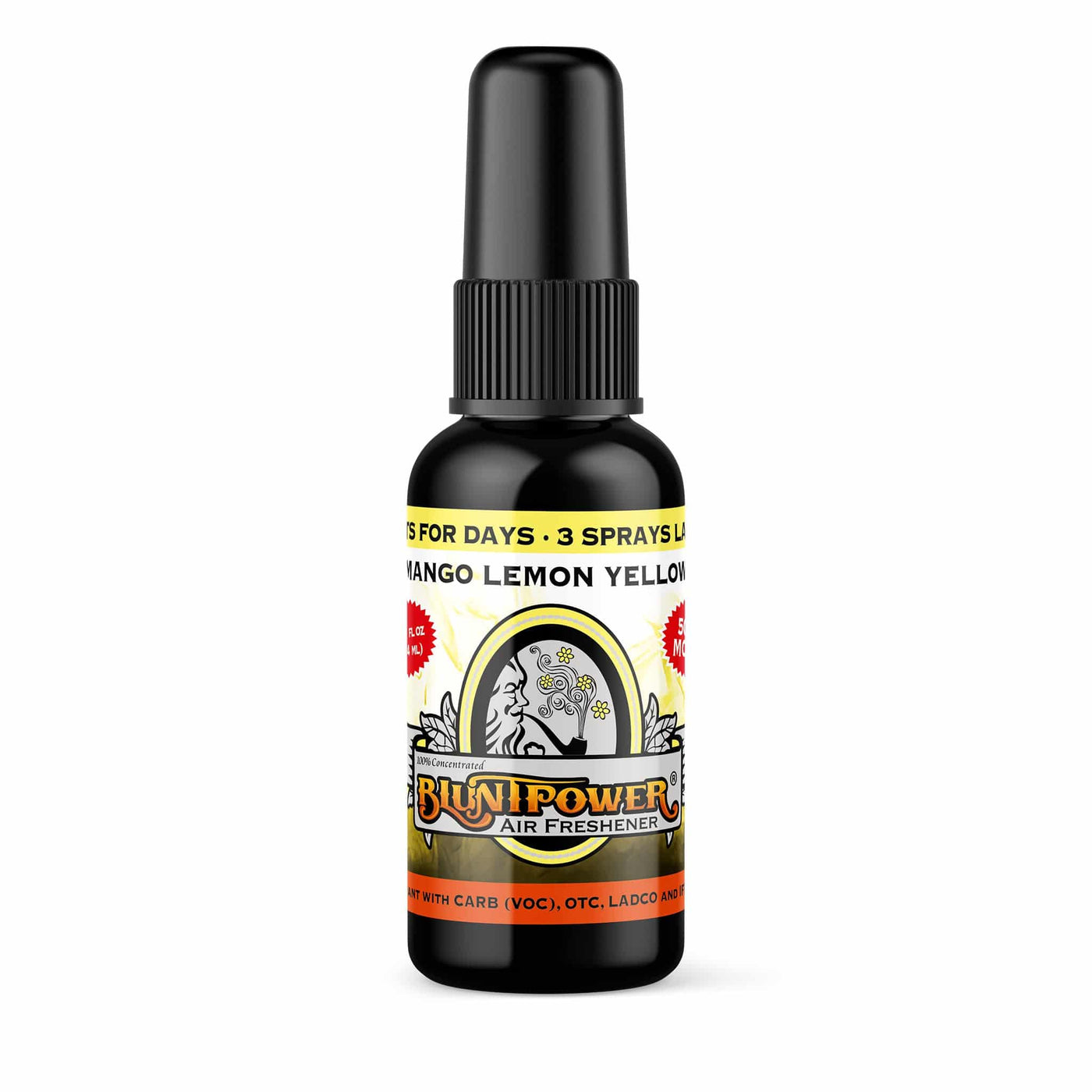 Mango Lemon Yellow Air Freshener Spray - BluntPower Air Freshener