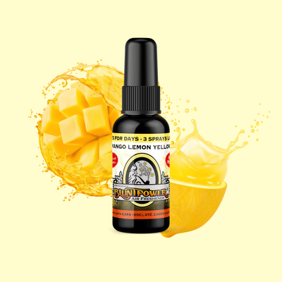 Mango Lemon Yellow Air Freshener Spray - BluntPower Air Freshener