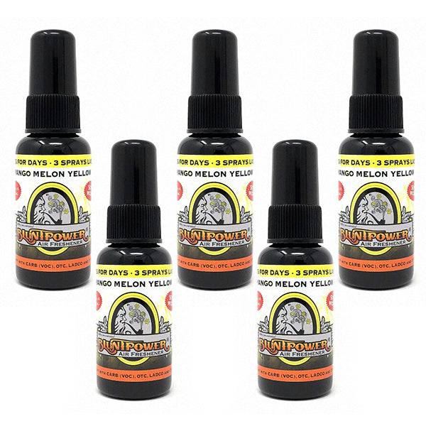 Mango Melon Yellow Air Freshener Bundle (5 Pack) - BluntPower Air Freshener