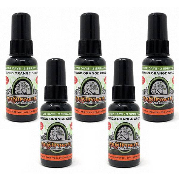 Mango Orange Green Air Freshener Bundle (5 Pack) - BluntPower Air Freshener