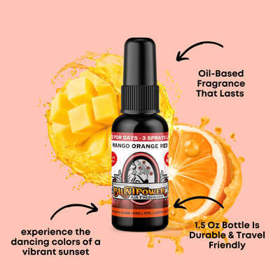 Mango Orange Red Air Freshener Spray - BluntPower Air Freshener