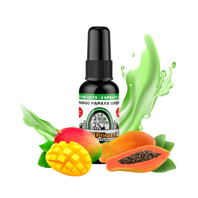 Mango Papaya Green Air Freshener Spray - BluntPower Air Freshener