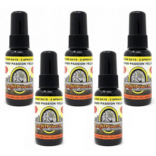 Mango Passion Yellow Air Freshener Bundle (5 Pack) - BluntPower Air Freshener