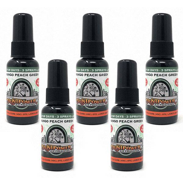 Mango Peach Green Air Freshener Bundle (5 Pack) - BluntPower Air Freshener
