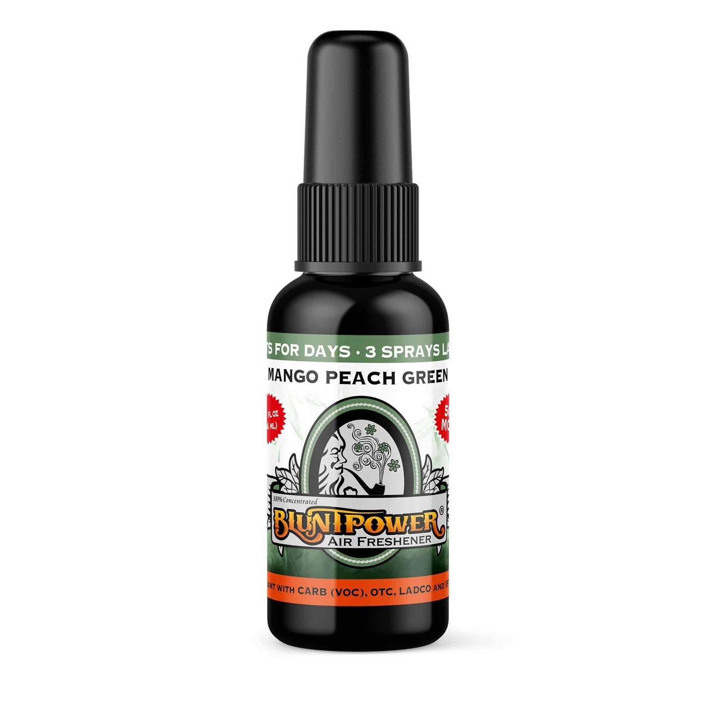 Mango Peach Green Air Freshener Spray - BluntPower Air Freshener