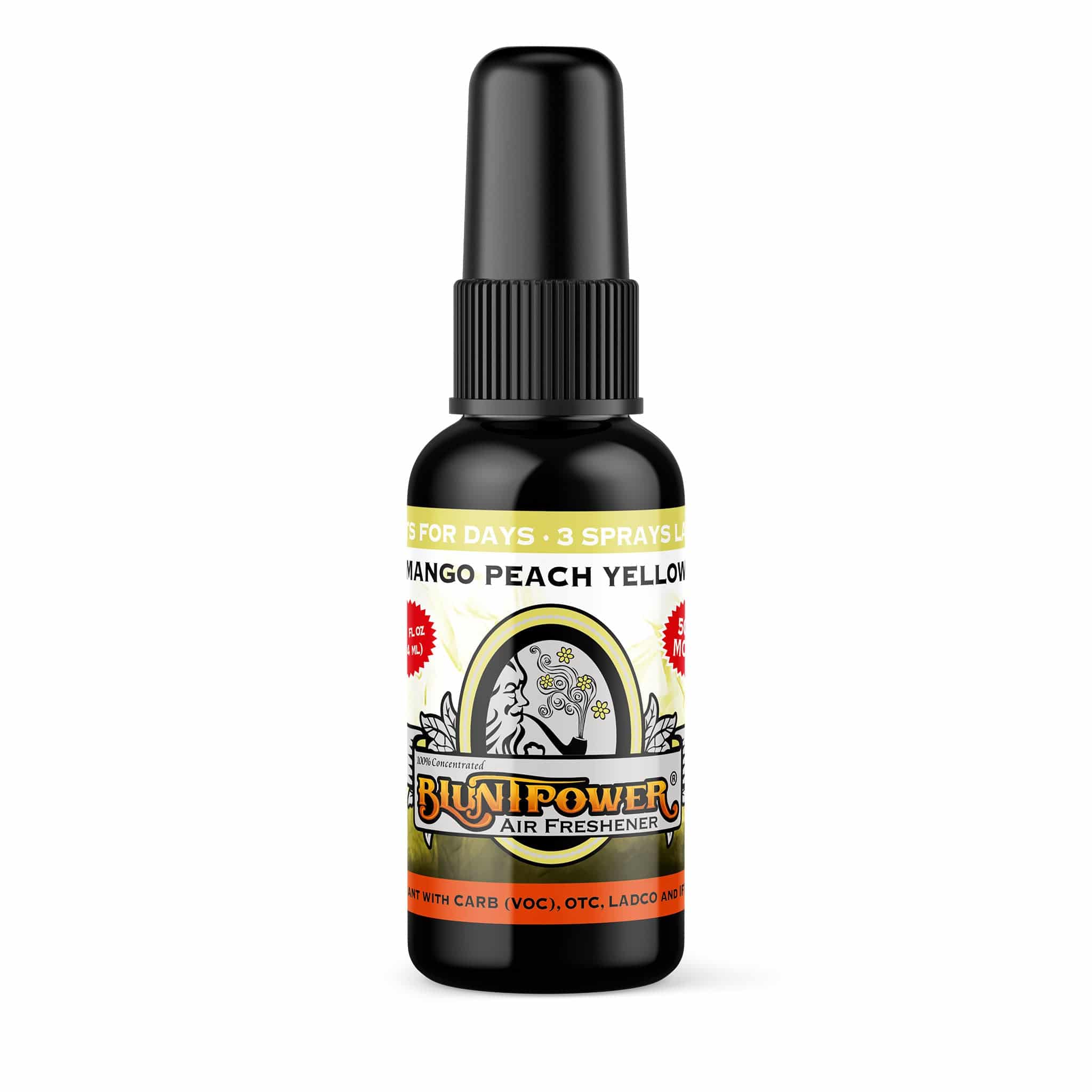 Mango Peach Yellow Air Freshener Spray - BluntPower Air Freshener