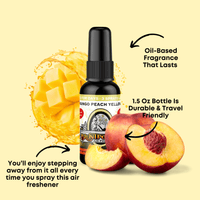 Mango Peach Yellow Air Freshener Spray - BluntPower Air Freshener