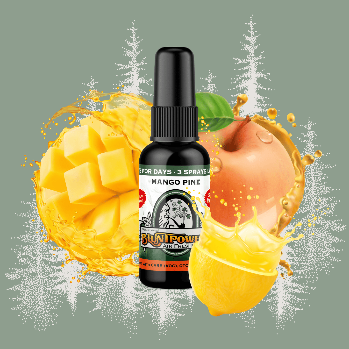 Mango Pine Air Freshener Spray - BluntPower Air Freshener