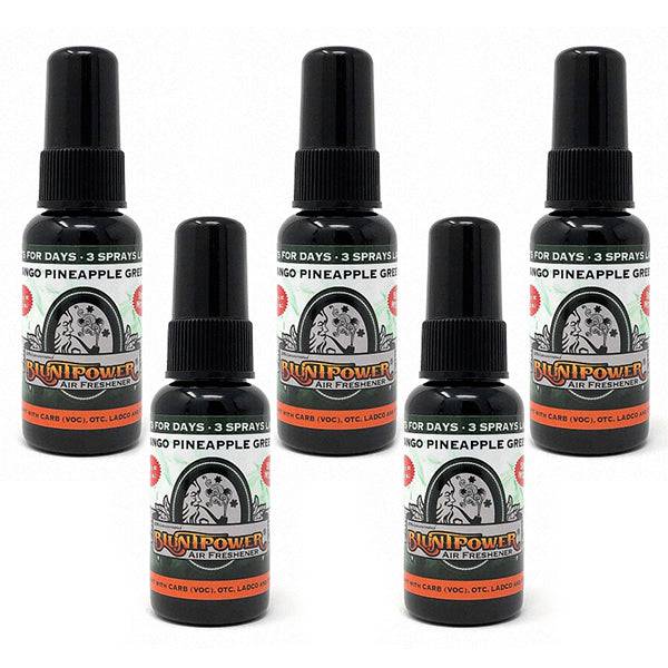 Mango Pineapple Green Air Freshener Bundle (5 Pack) - BluntPower Air Freshener