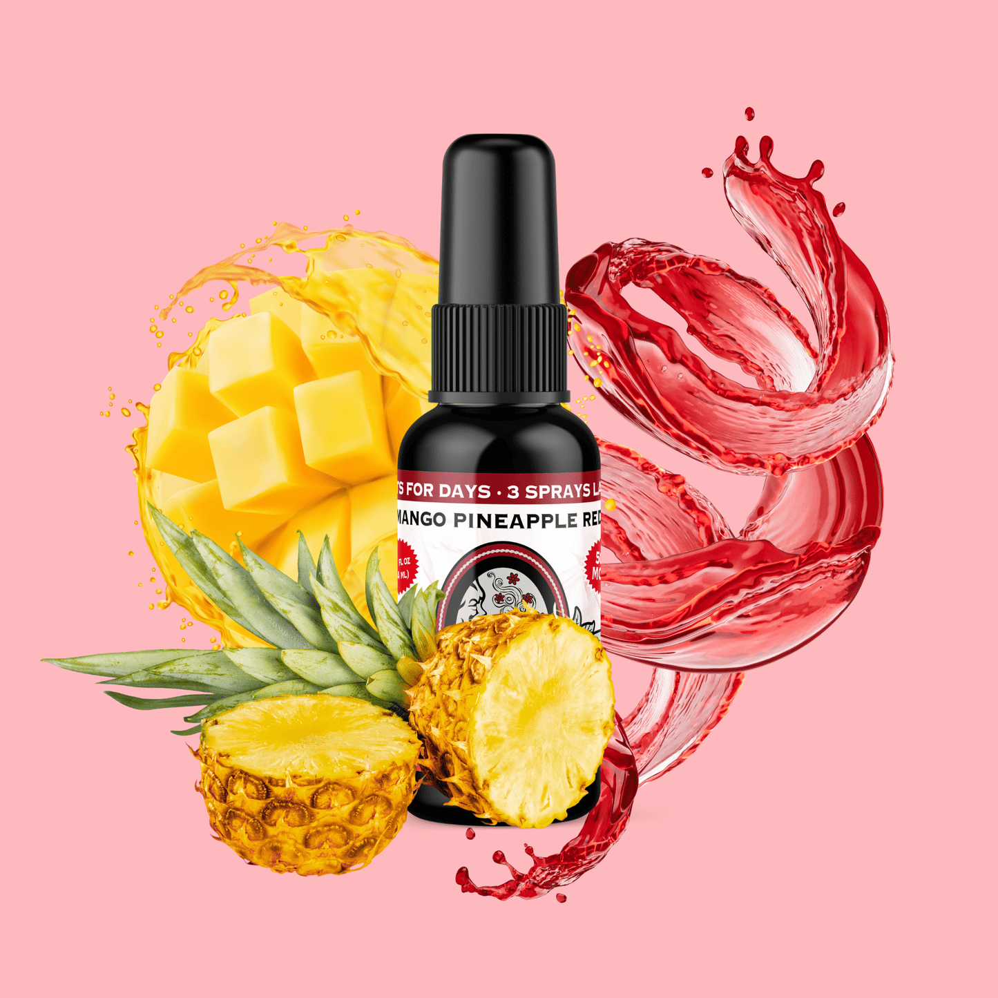Mango Pineapple Red Air Freshener Spray - BluntPower Air Freshener