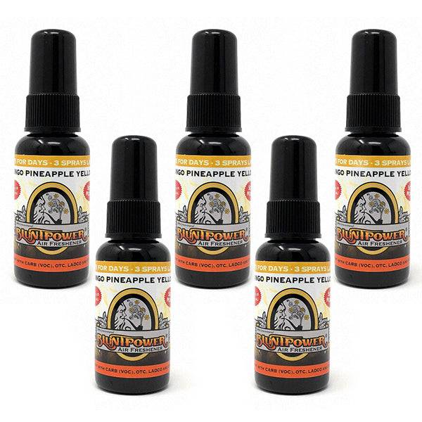 Mango Pineapple Yellow Air Freshener Bundle (5 Pack) - BluntPower Air Freshener