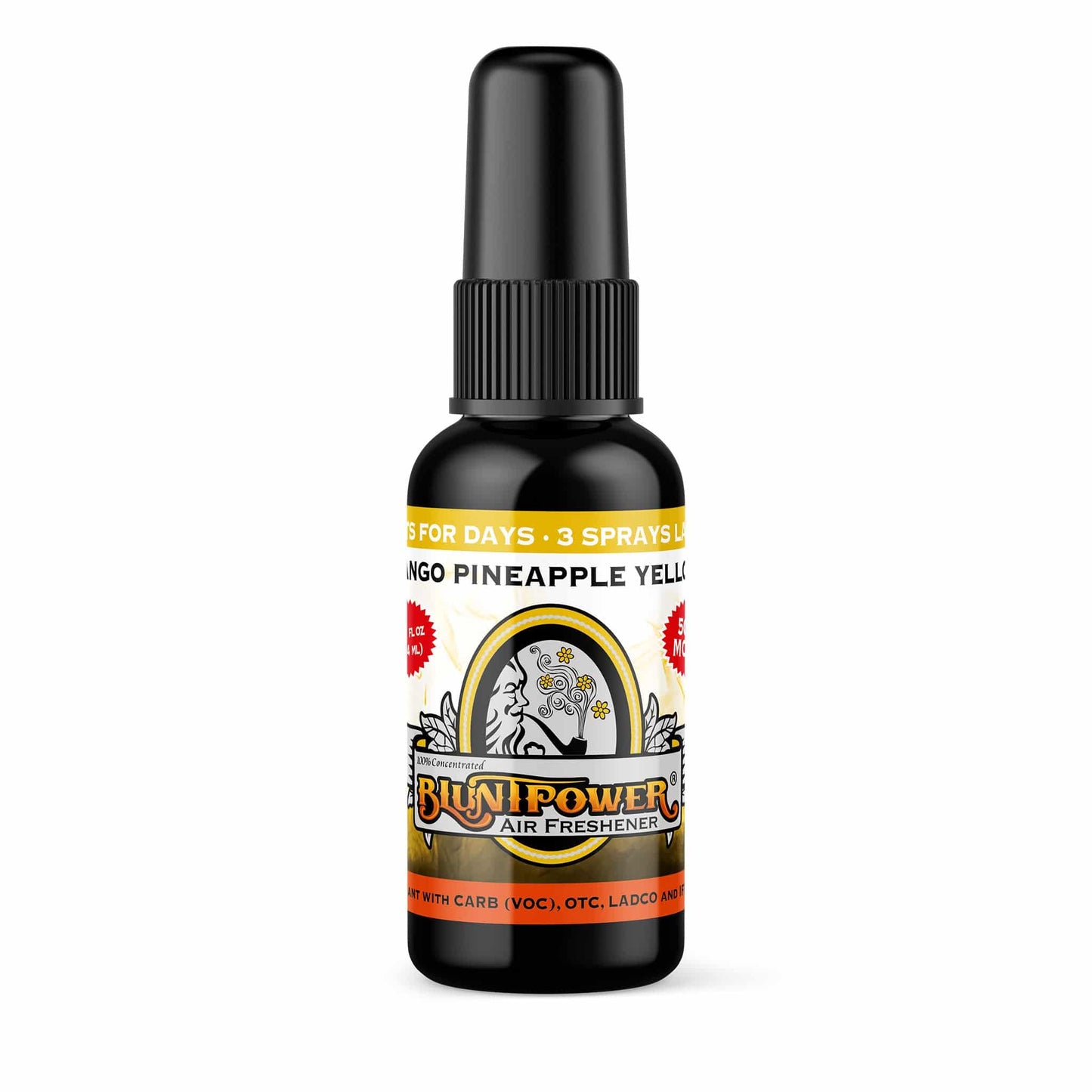 Mango Pineapple Yellow Air Freshener Spray - BluntPower Air Freshener