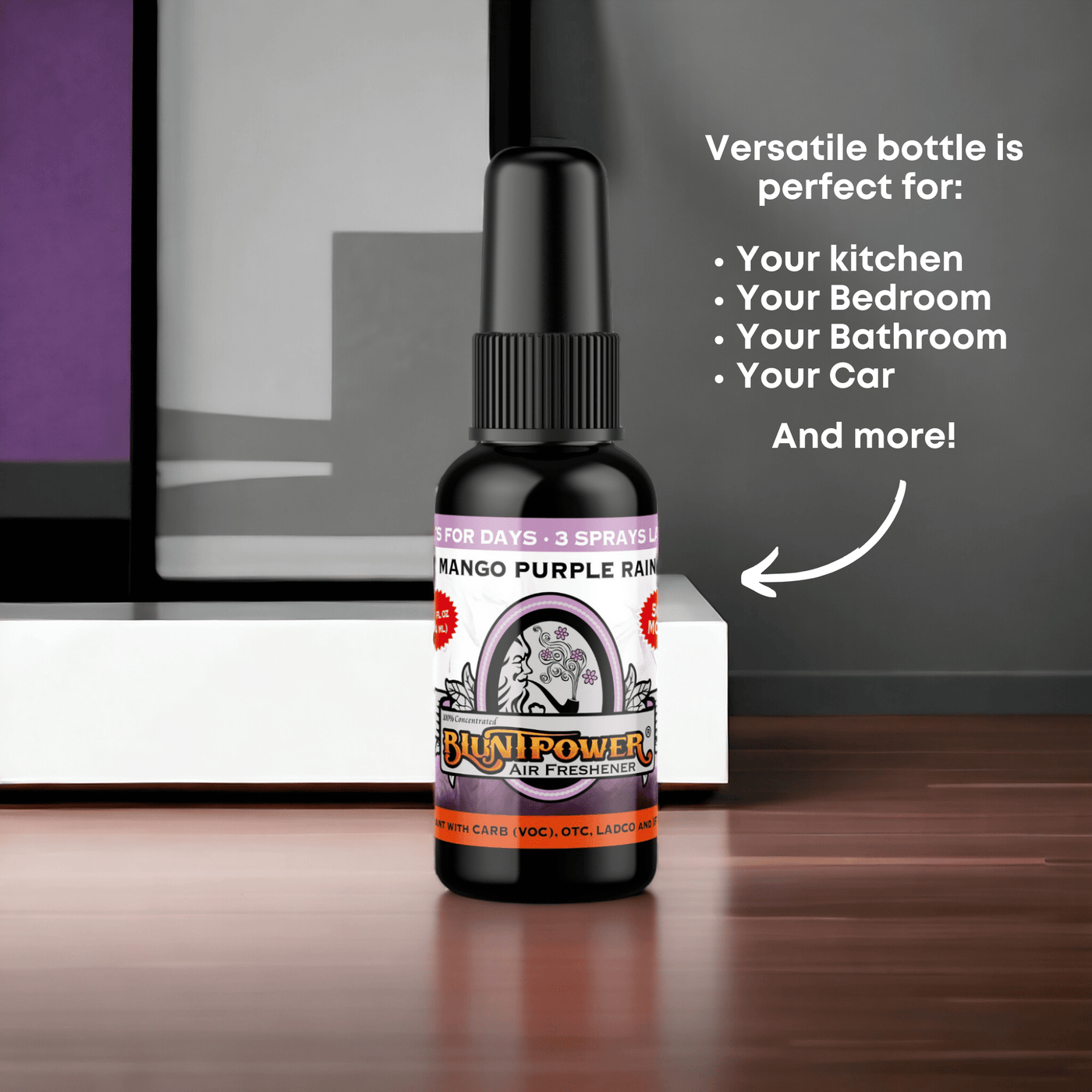 Mango Purple Rain Air Freshener Spray - BluntPower Air Freshener