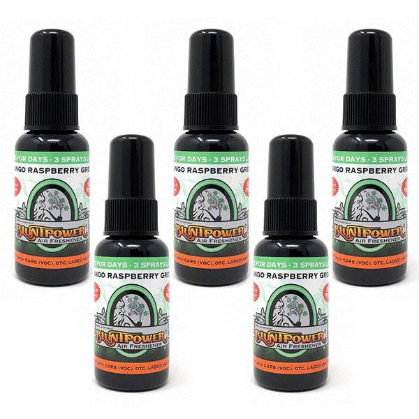 Mango Raspberry Green Air Freshener Bundle (5 Pack) - BluntPower Air Freshener