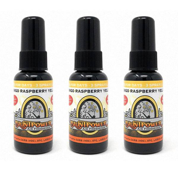 Mango Raspberry Yellow Air Freshener Bundle (3 Pack) - BluntPower Air Freshener