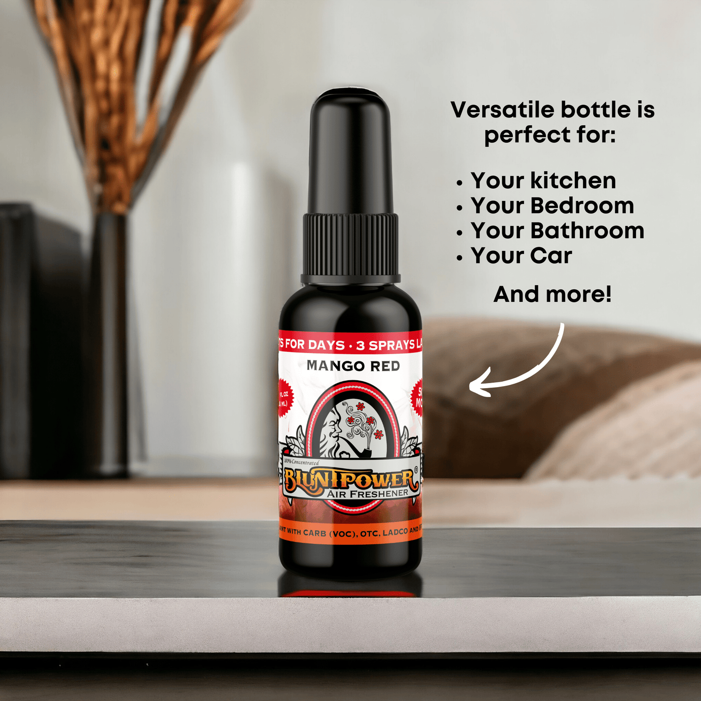 Mango Red Air Freshener Spray - BluntPower Air Freshener