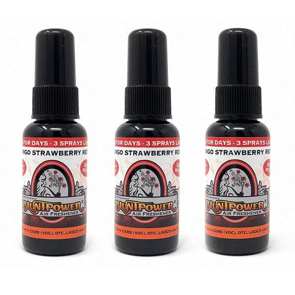 Mango Strawberry Red Air Freshener Bundle (3 Pack) - BluntPower Air Freshener