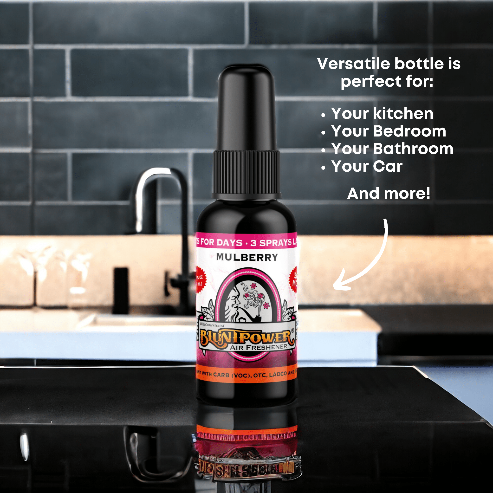 Mulberry Air Freshener Spray - BluntPower Air Freshener