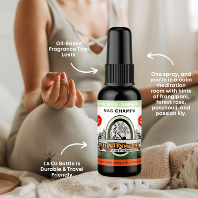 Nag Champa Air Freshener Spray - BluntPower Air Freshener