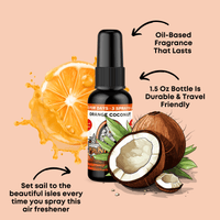 Orange Coconut Air Freshener Spray - BluntPower Air Freshener