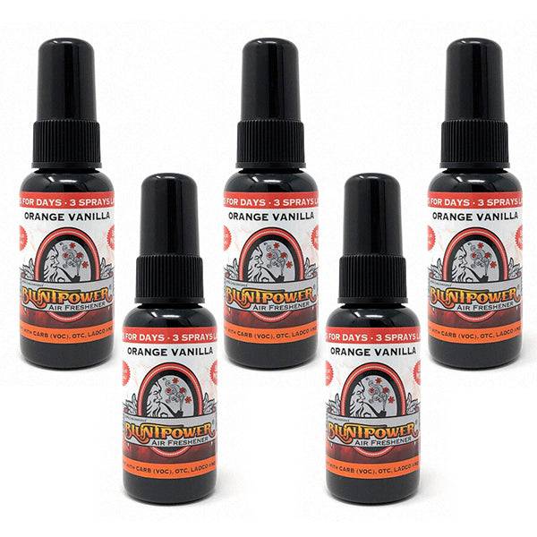 Orange Vanilla Air Freshener Bundle (5 Pack) - BluntPower Air Freshener