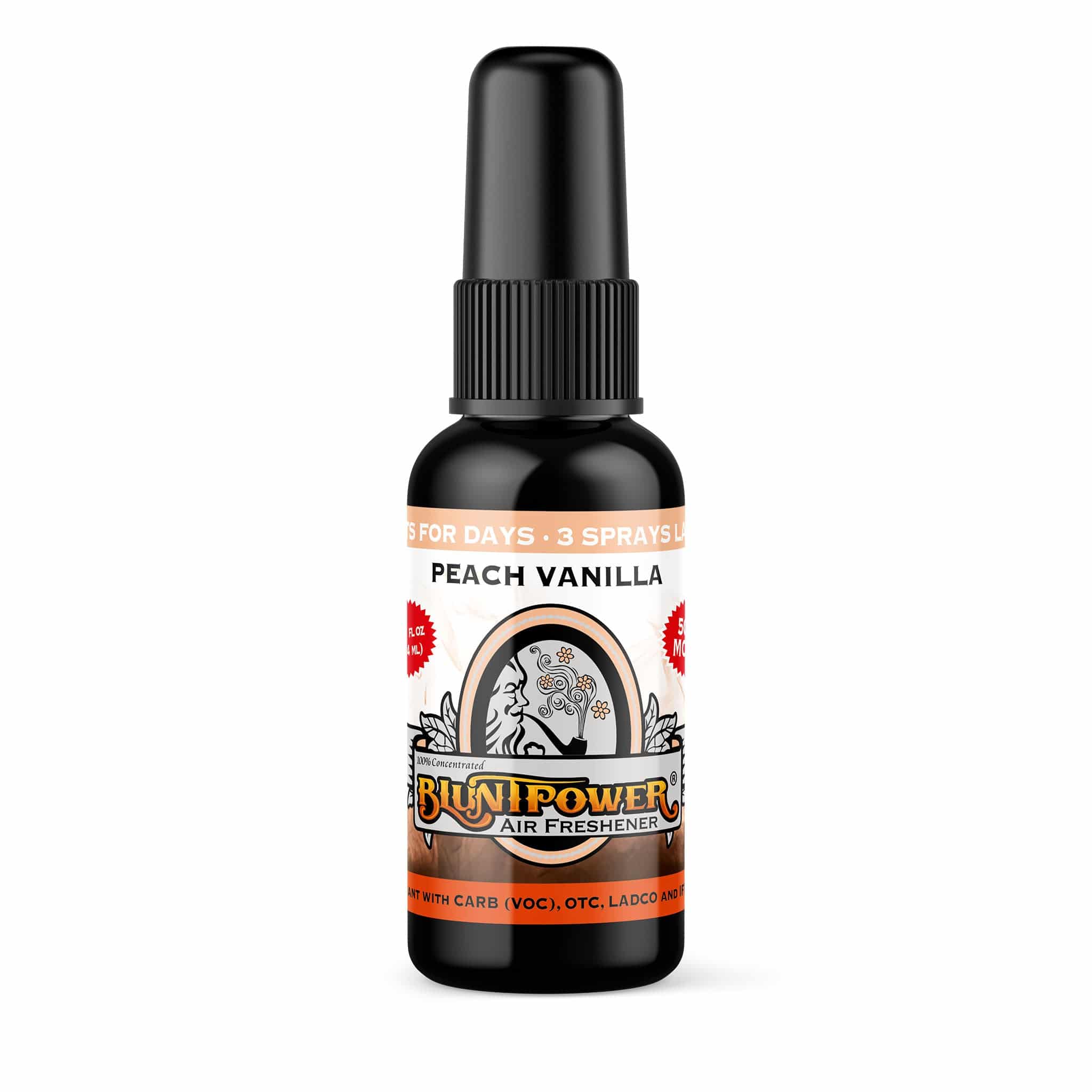 Peach Vanilla Air Freshener Spray - BluntPower Air Freshener