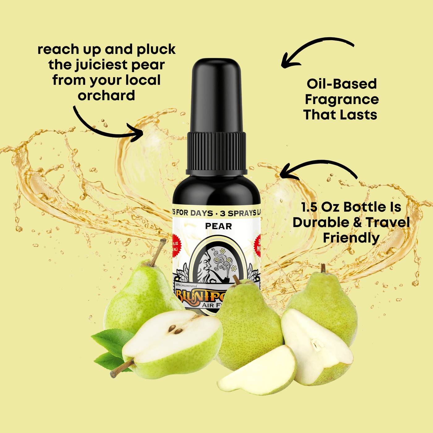 Pear Air Freshener Spray - BluntPower Air Freshener