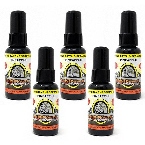 Pineapple Long Lasting Air Freshener Bundle (5 Pack) - BluntPower Air Freshener