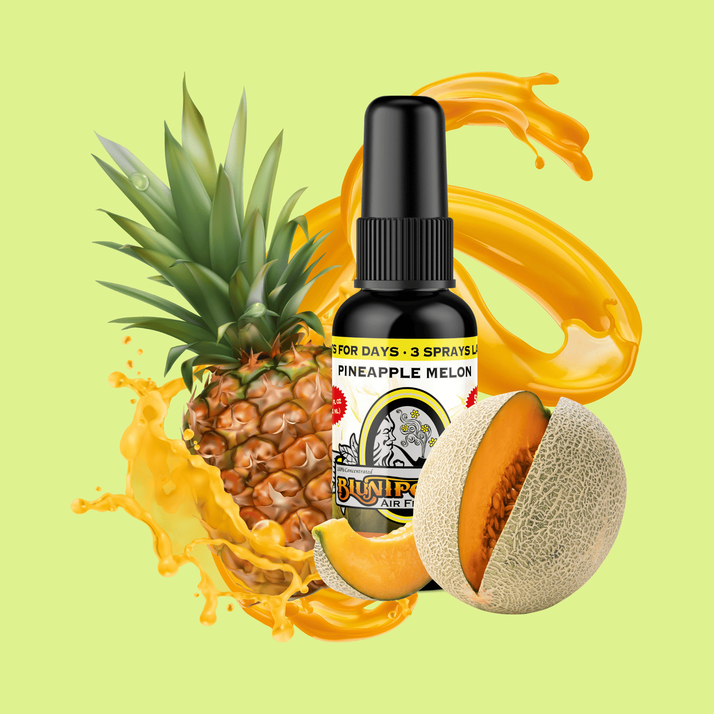 Pineapple Melon Air Freshener Spray - BluntPower Air Freshener
