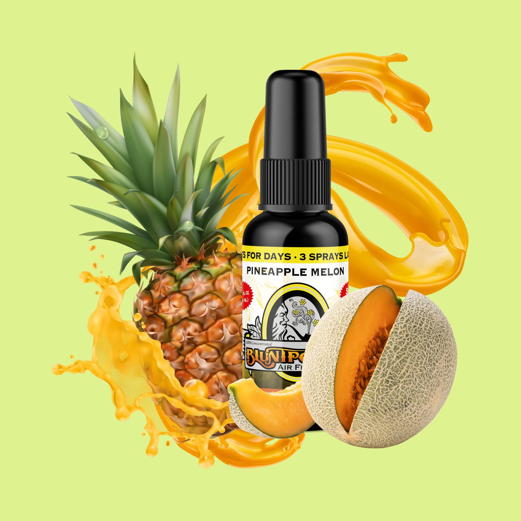Pineapple Melon Air Freshener Spray - BluntPower Air Freshener