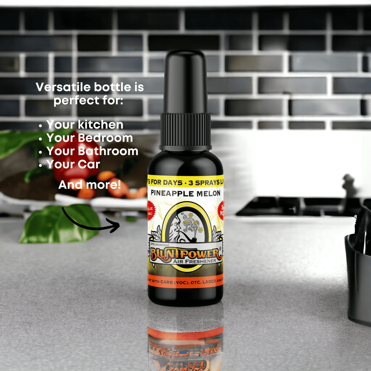 Pineapple Melon Air Freshener Spray - BluntPower Air Freshener