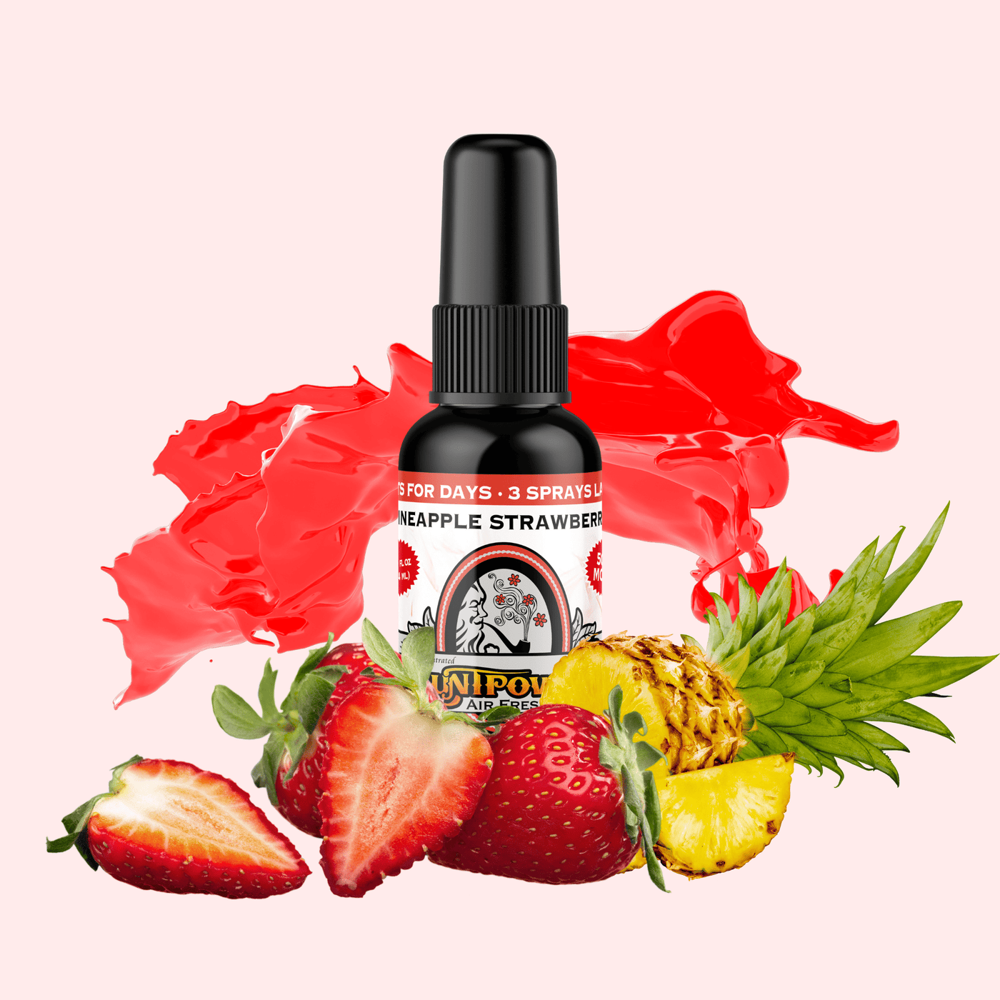 Pineapple Strawberry Air Freshener Spray - BluntPower Air Freshener