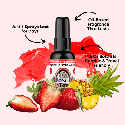 Pineapple Strawberry Air Freshener Spray - BluntPower Air Freshener