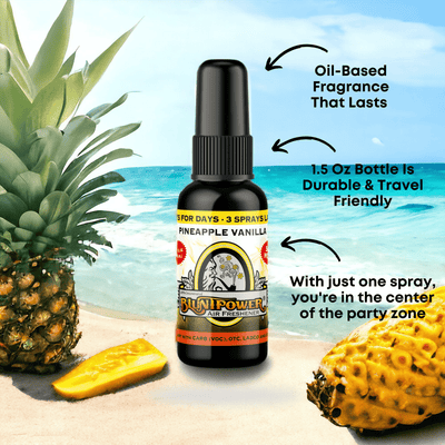 Pineapple Vanilla Air Freshener Spray - BluntPower Air Freshener