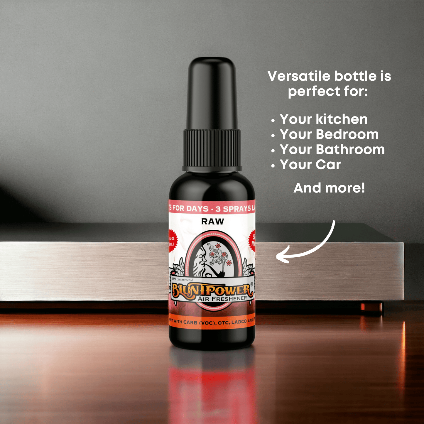 Raw Air Freshener Spray - BluntPower Air Freshener