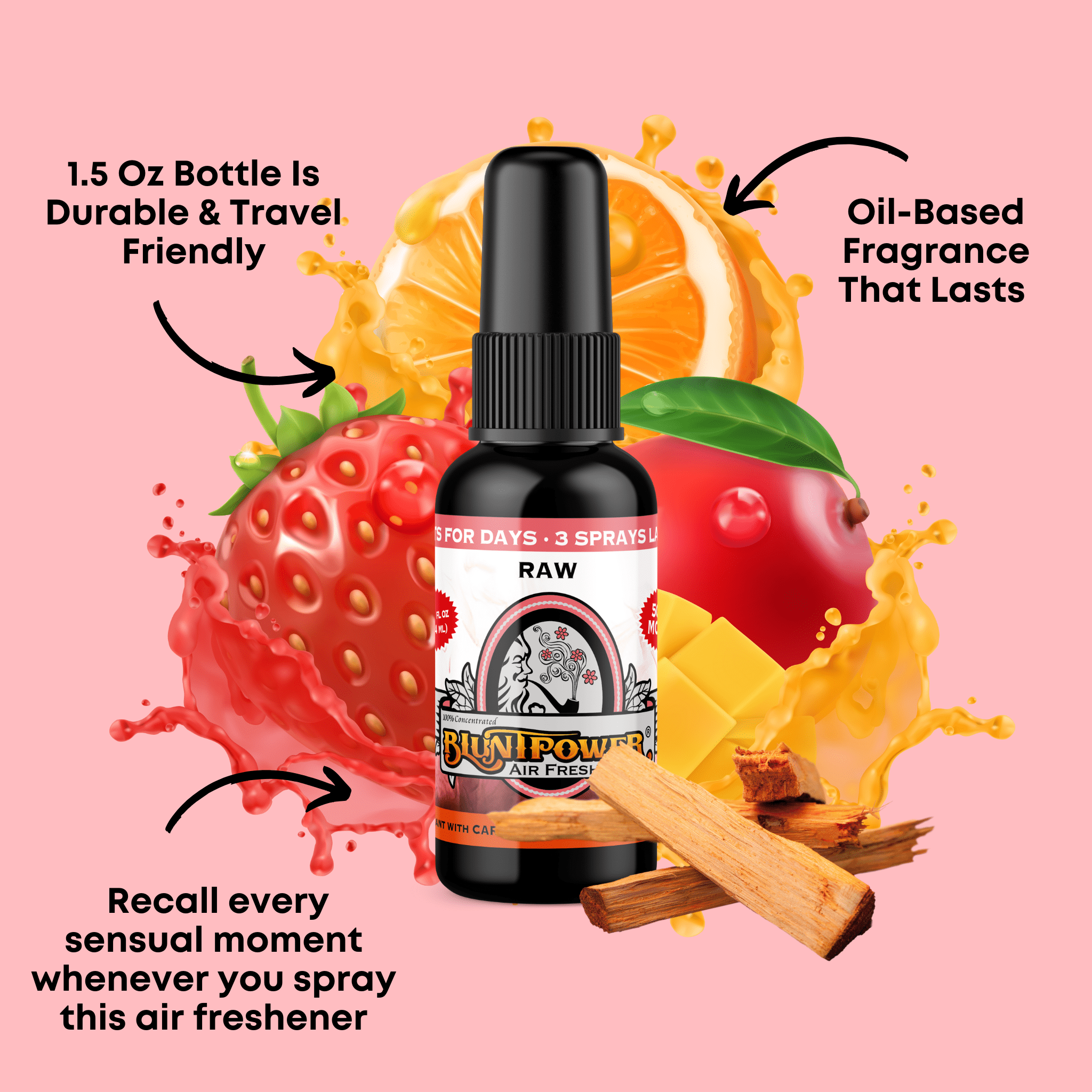Raw Air Freshener Spray - BluntPower Air Freshener