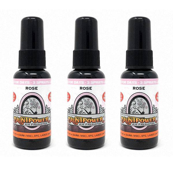 Rose Spray Air Freshener Bundle (3 Pack) - BluntPower Air Freshener