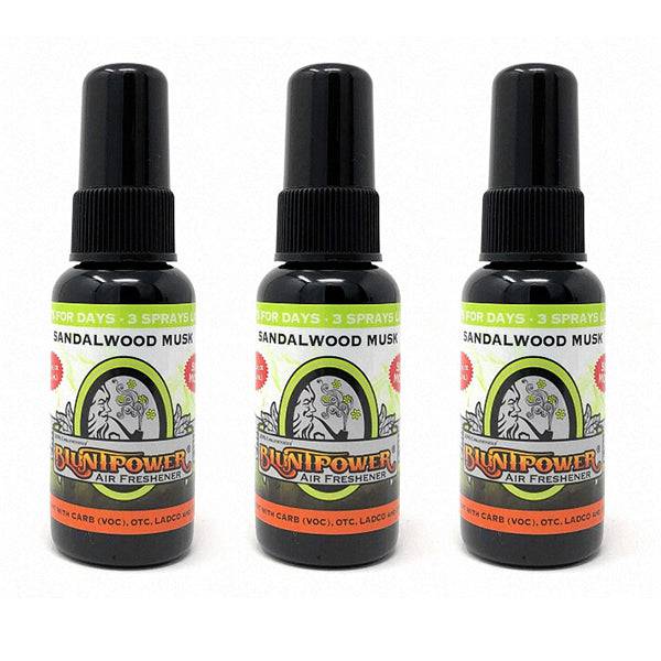 Sandalwood & Musk Air Freshener Bundle (3 Pack) - BluntPower Air Freshener